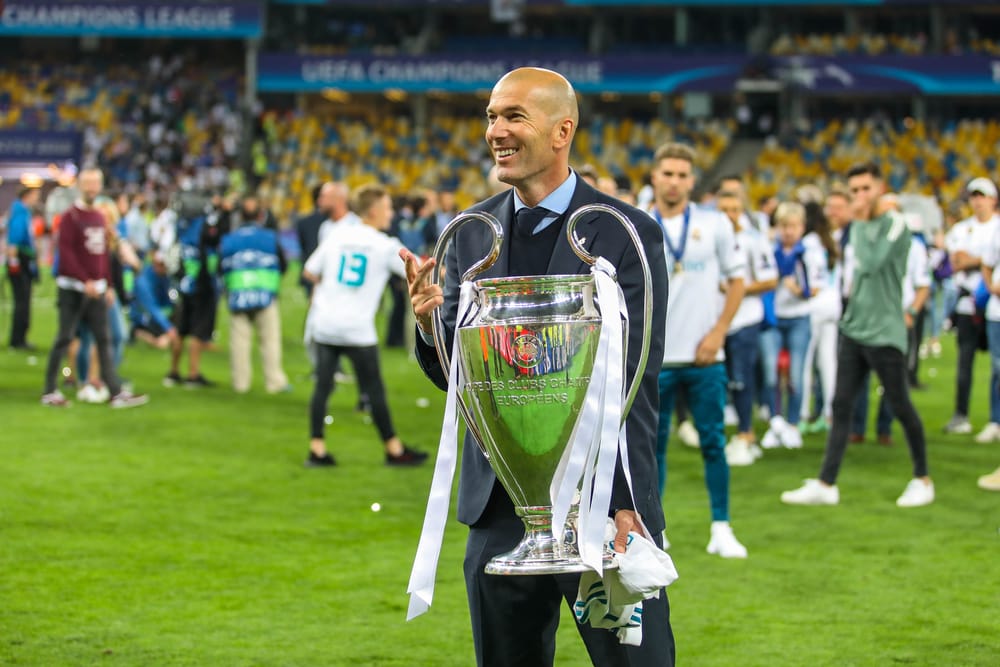 French legend Zinedine Zidane.