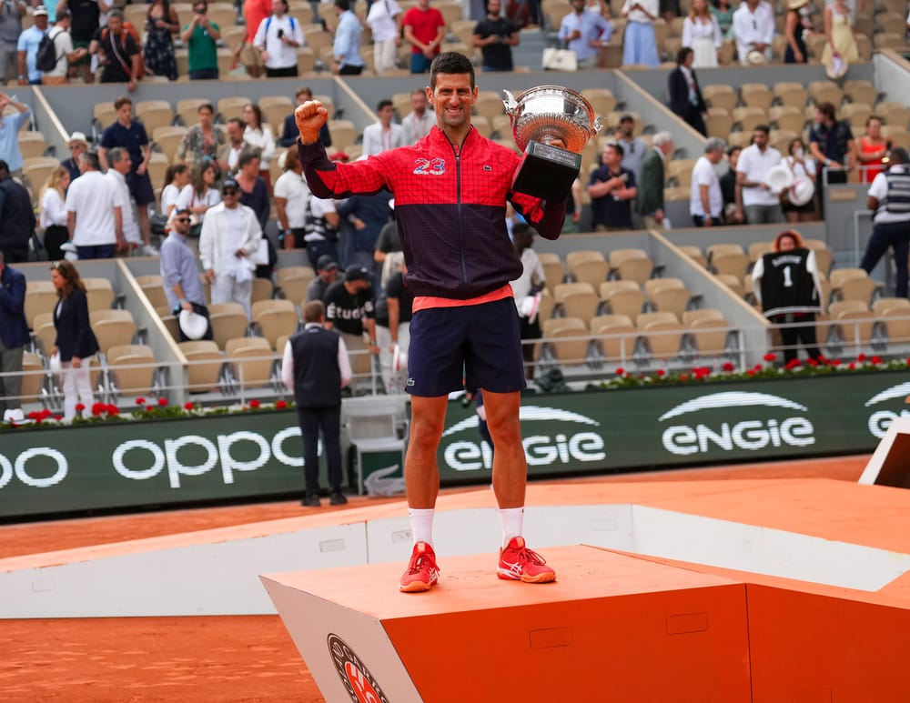 Roland Garros Champion Novak Djokovic