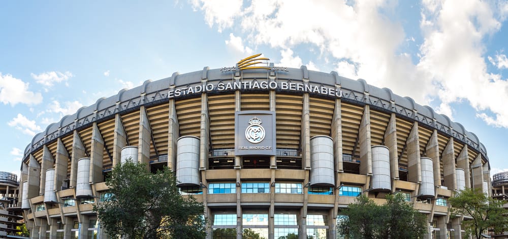 Bernabeu Stadium of Real Madrid.