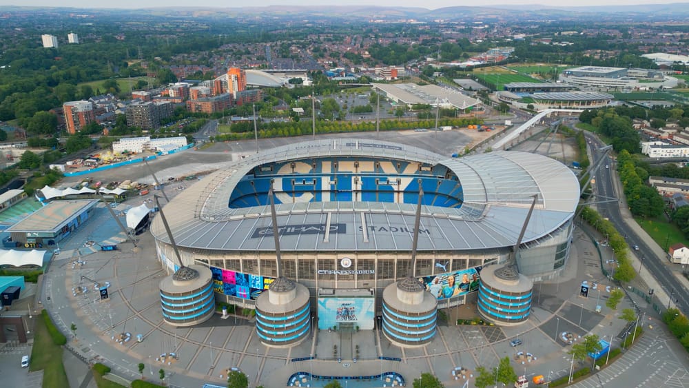 Etihad Stadium of Manchester City.