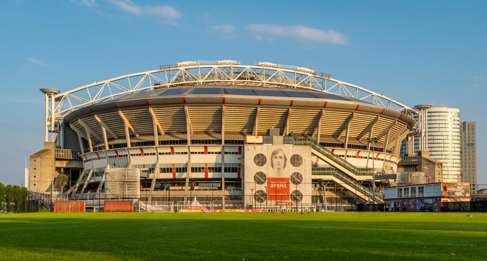 The Johan Cruyff Arena, home stadium of dutch football club Ajax.