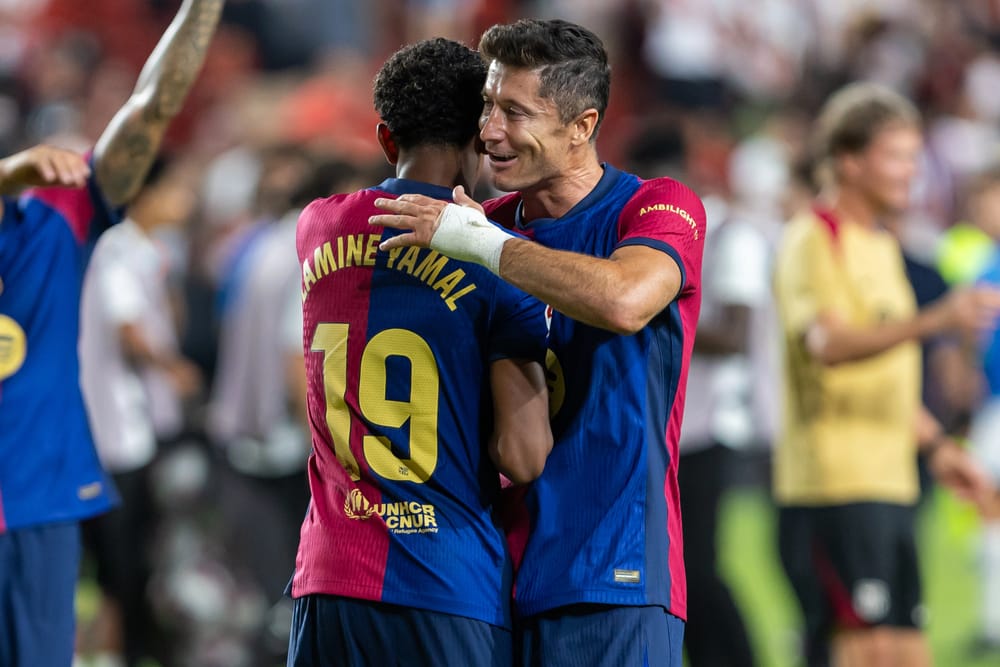 Lewandowski’s Strike Keeps Barcelona Perfect in La Liga